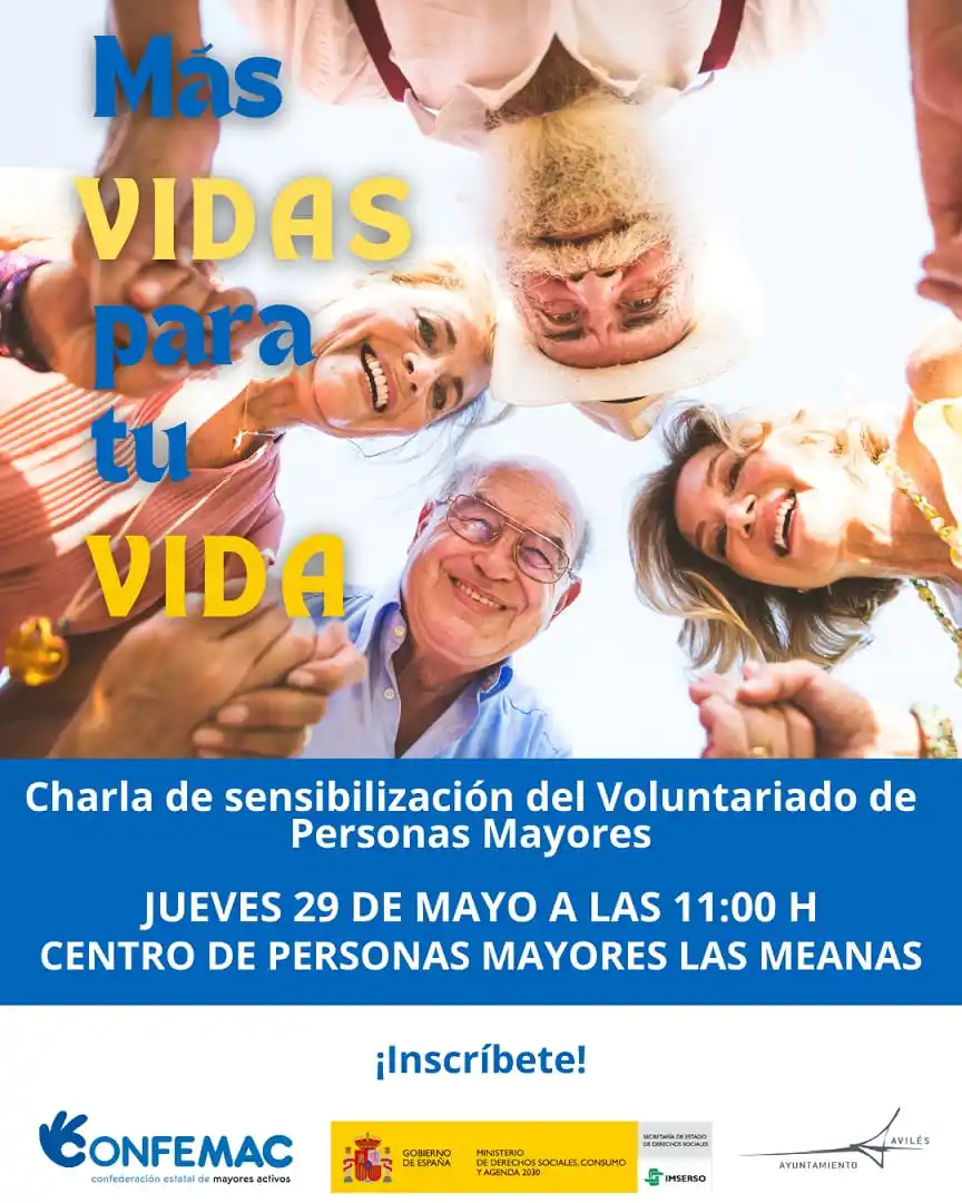Image from Mayores Avilés: 🫶 El Centro de Mayores de Las Meanas acoge mañana una charla de sensi...
