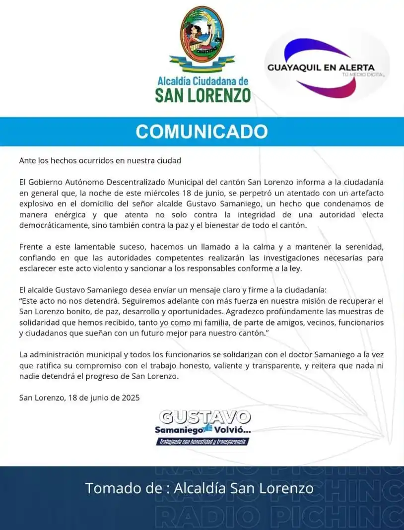 Image from GUAYAQUIL EN ALERTA 1: <a class="text-blue-500 hover:underline cursor-pointer" href="/hashtag...
