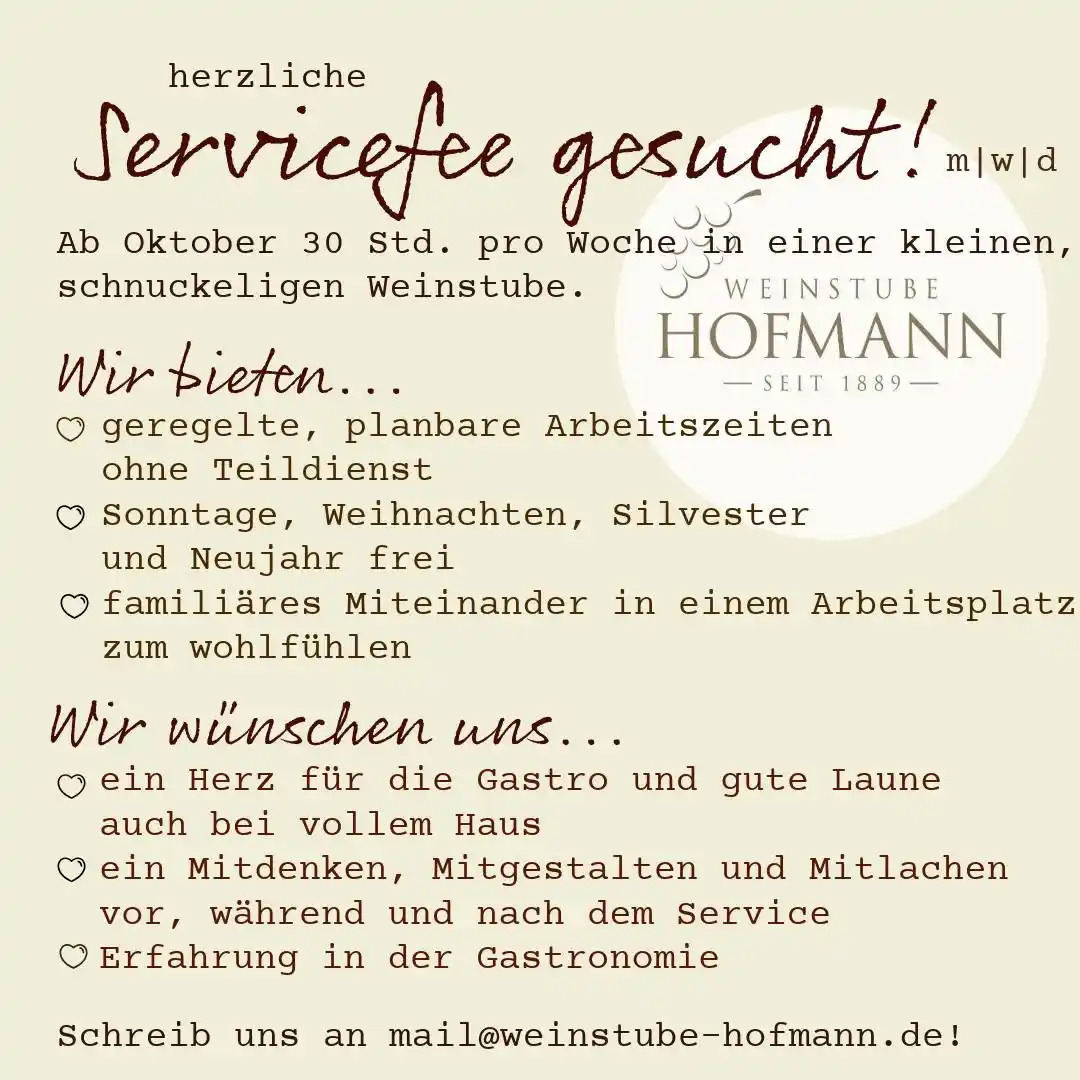 Weinstube Hofmann 2024 post