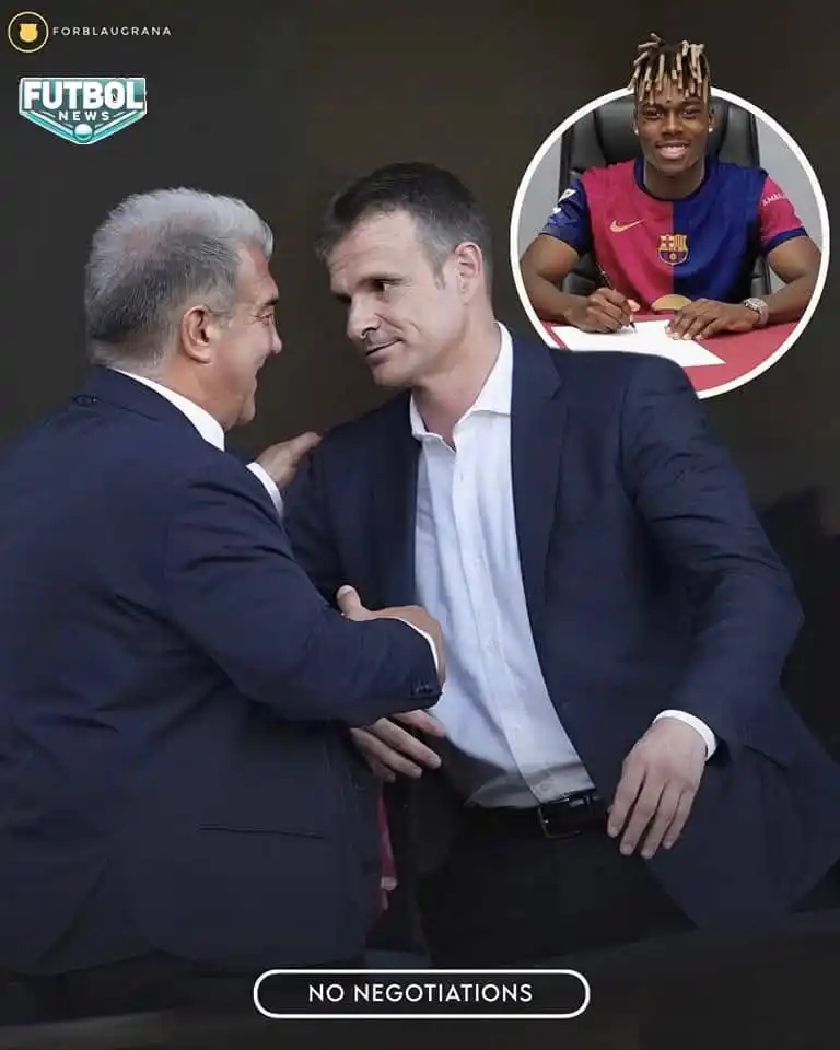 Image from ๐๐๐๐ฝ๐๐ ๐๐๐๐ CANAL OFFICIAL: ๐จ Exclusiva | El Athletic Club de Bilbao se niega a negociar con el F...