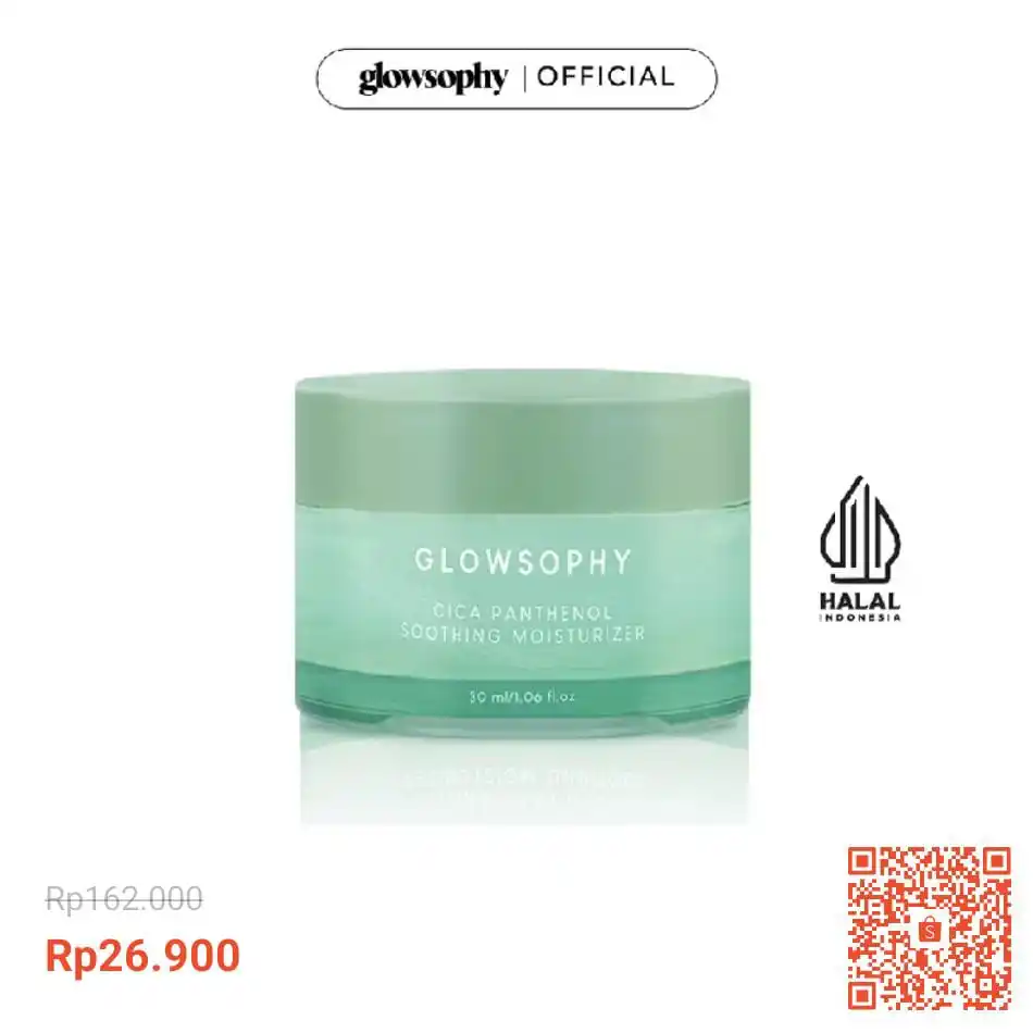 Image from Racun Shopee (Papa Shopee): Glowsophy CICA Centella Soothing Moisturizer Calming Redness Panthenol...