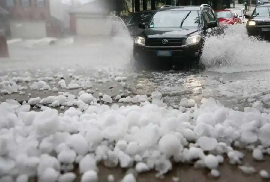 Image from iLMeteo.it: *Grandine in arrivo, ecco le zone a rischio tra poco* https://www.ilme...