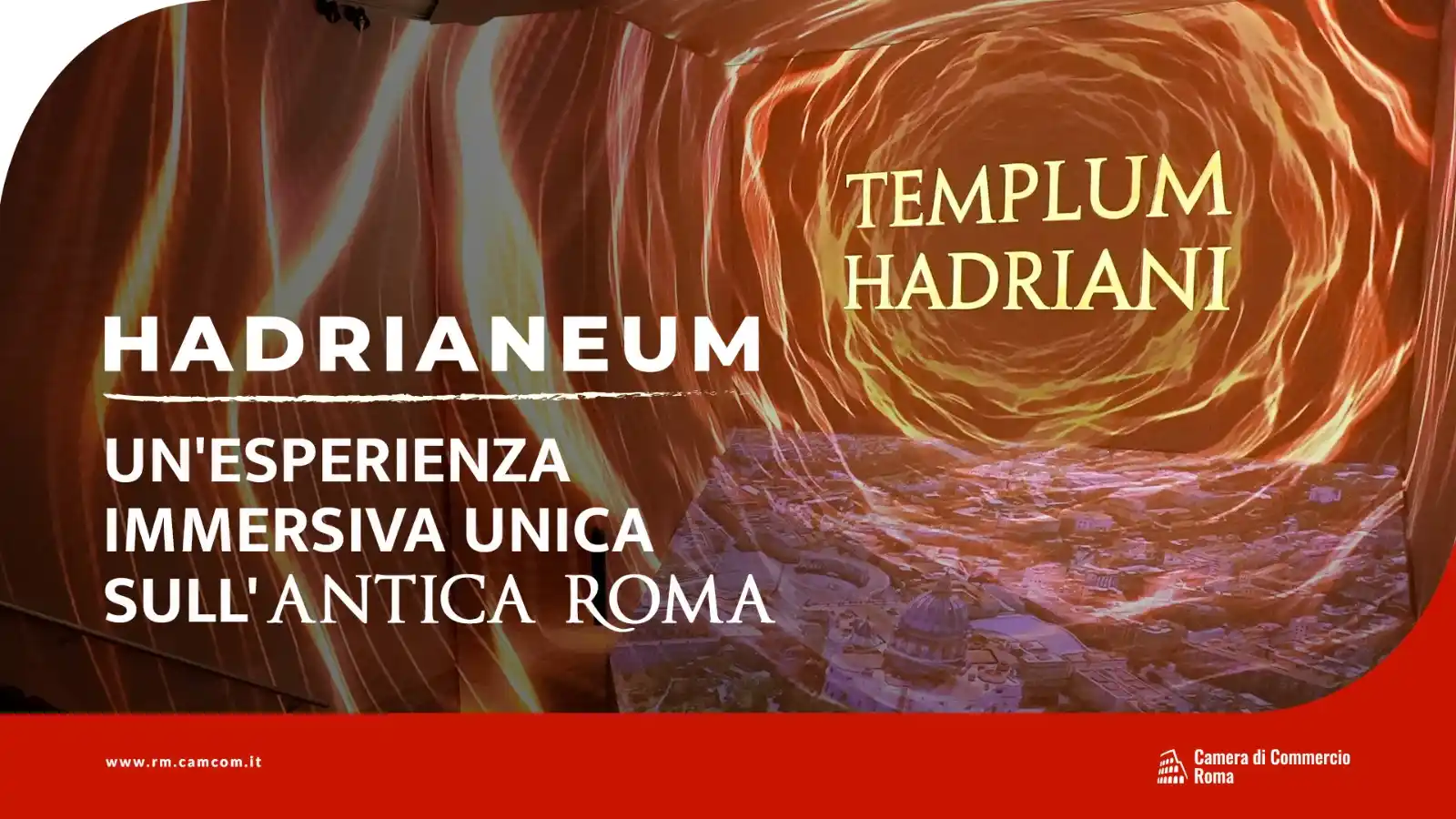Image from Camera di Commercio Roma: *HADRIANEUM: L'ANTICA ROMA COME NON L'AVETE MAI VISTA*  🏛️ La *Camera...