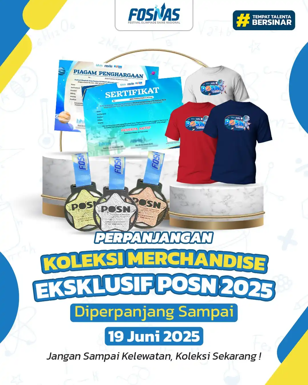 Image from Fosnas.id: HALO SAHABAT FOSNAS 👋🏻😍 ❗ H-1 PERPANJANG CLAIM MERCHANDISE POSN 202...