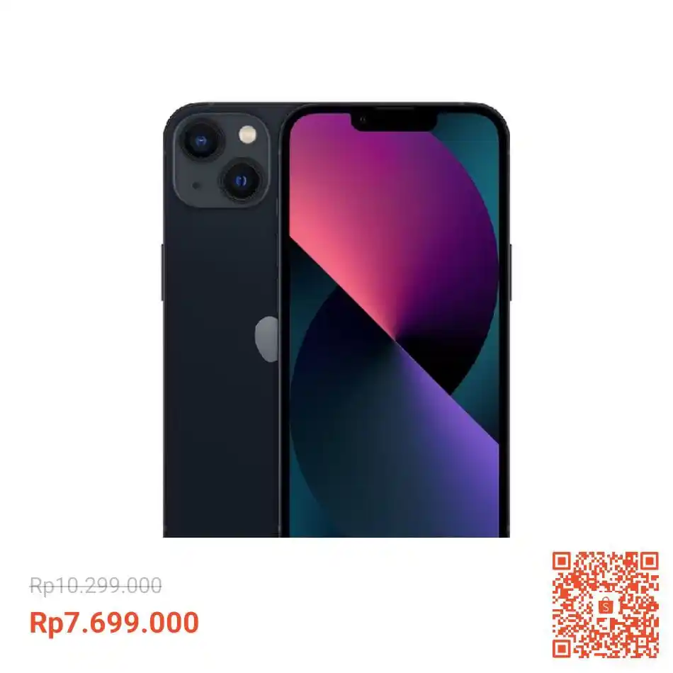 Image from Racun Shopee (Papa Shopee): Ibox Apple iPhone 13 128GB Midnight, Kamera Canggih, Baterai Tahan Lam...