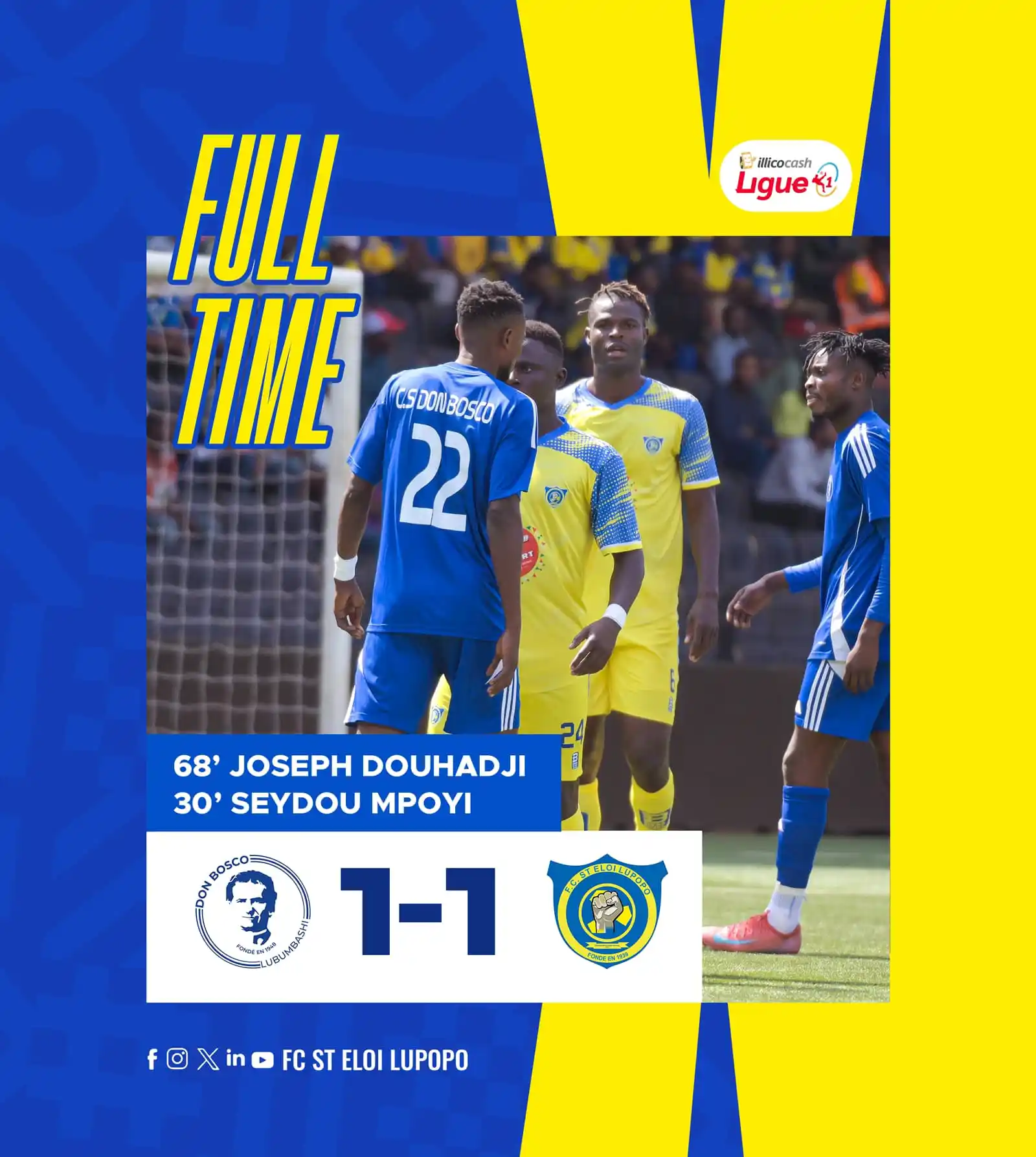 Image from FC Saint Eloi Lupopo: ๐๐๐ฅ๐ฅ๐ข๐๐จ๐๐๐ฌ๐ก ๐๐ข๐ ๐ฎ๐๐ โ๏ธ๐๐ฅ๐๐ฒ-๐จ๐๐๐ฌ โ๏ธ CS Don Bosc...