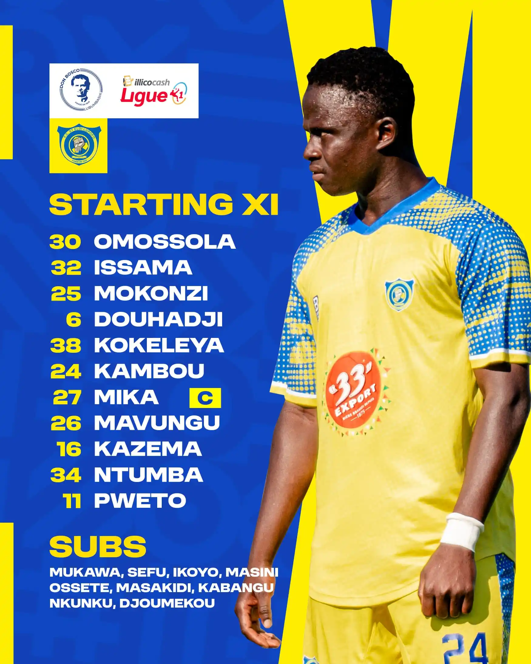 Image from FC Saint Eloi Lupopo: 🏆𝐈𝐥𝐥𝐢𝐜𝐨𝐜𝐚𝐬𝐡 𝐋𝐢𝐠𝐮𝐞𝟏 ✔️𝗣𝗹𝗮𝘆-𝗼𝗳𝗳𝘀 ✊🏾 𝗦𝘁𝗮𝗿𝘁...