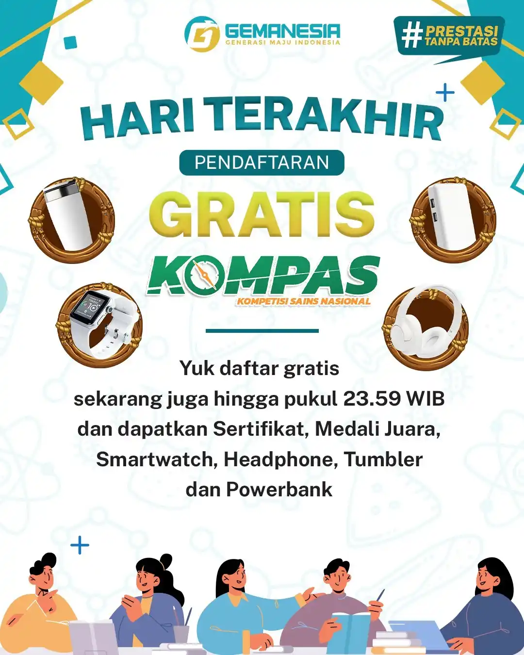 Image from Fosnas.id: *❗INFO MEDIA PARTNER❗* *Hari Terakhir Pendaftaran Gratis KOMPAS 2025* ...