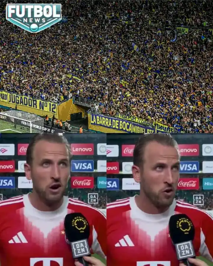 Image from 𝙁𝙐𝙏𝘽𝙊𝙇 𝙉𝙀𝙒𝙎 CANAL OFFICIAL: ¡KANE SE RINDE ANTE LA AFICIÓN DE BOCA! HARRY KANE: "Fue uno de los m...