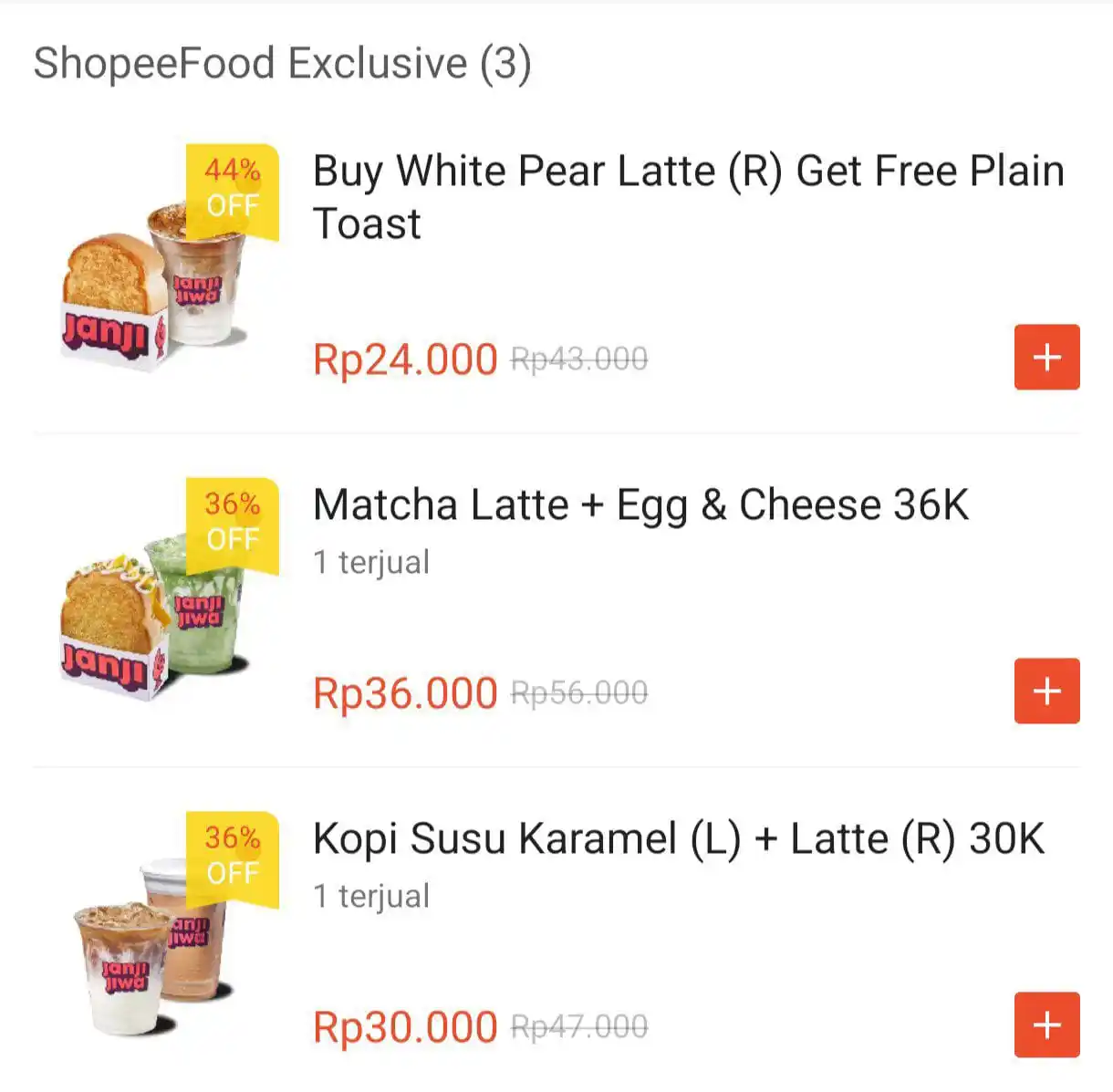 Image from Racun Shopee (Papa Shopee): Kopi Janji Jiwa   Komboin voucher diskon 50% https://spf.shopee.co.id/...