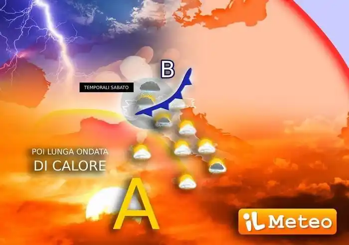 Image from iLMeteo.it: *Meteo: Estate al via con la Grandine, poi lunga Ondata di Calore, il ...