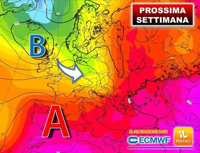 Image from iLMeteo.it: *Meteo: Prossima Settimana, Caldo Stop per alcune Regioni, poi grandi ...