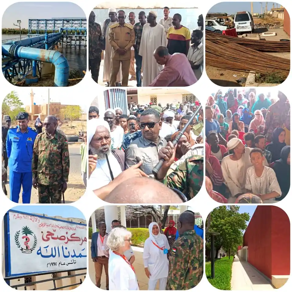 Image from اعلام حكومة ولاية الخرطوم Khartoum State Government Media: مواصلة لبرنامج الولاية المعلن للوقوف ميدانياً على أوضاع الخدمات *والي ...