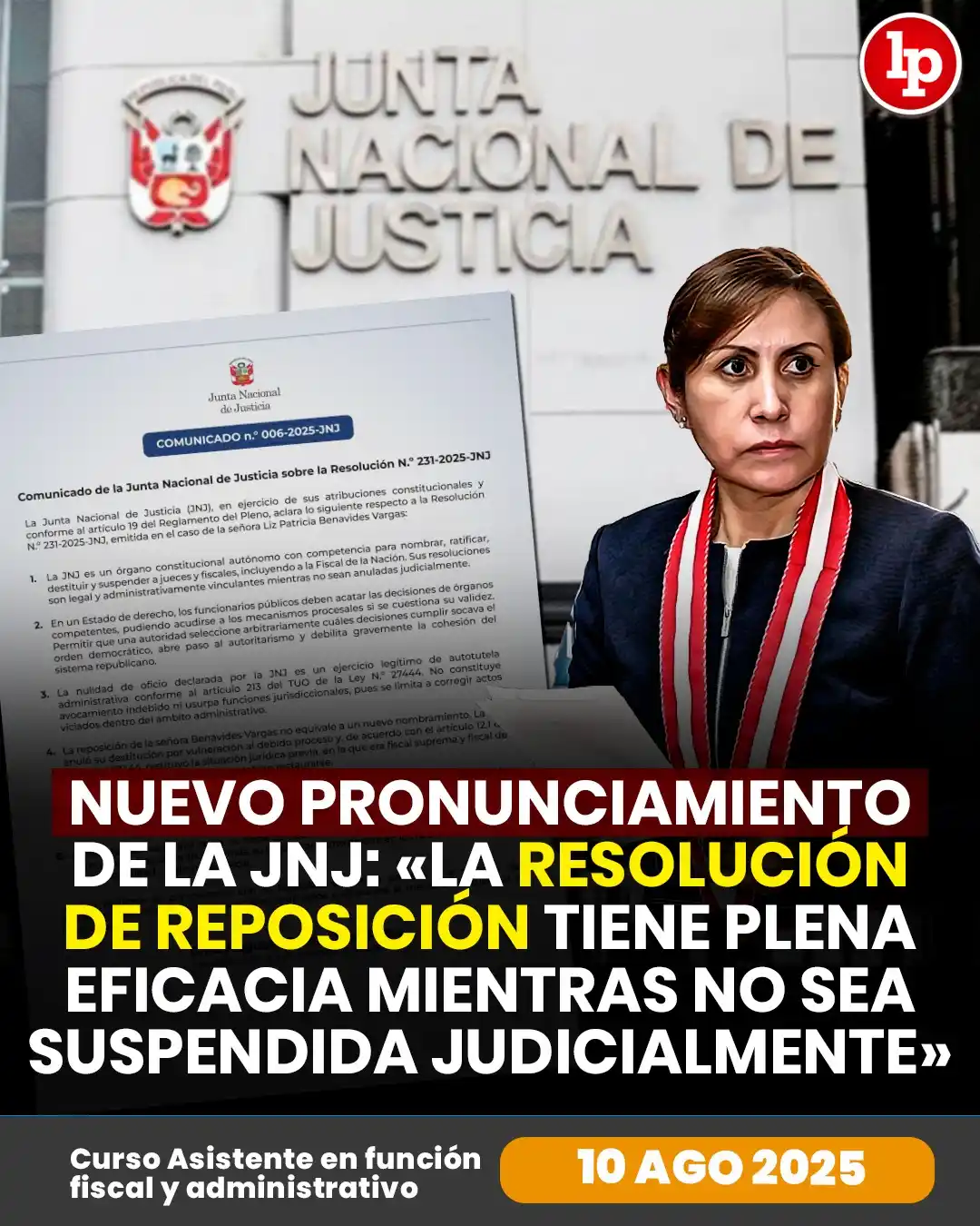 Image from LP Pasión por el Derecho: Nuevo pronunciamiento de la JNJ: «La resolución de reposición tiene pl...