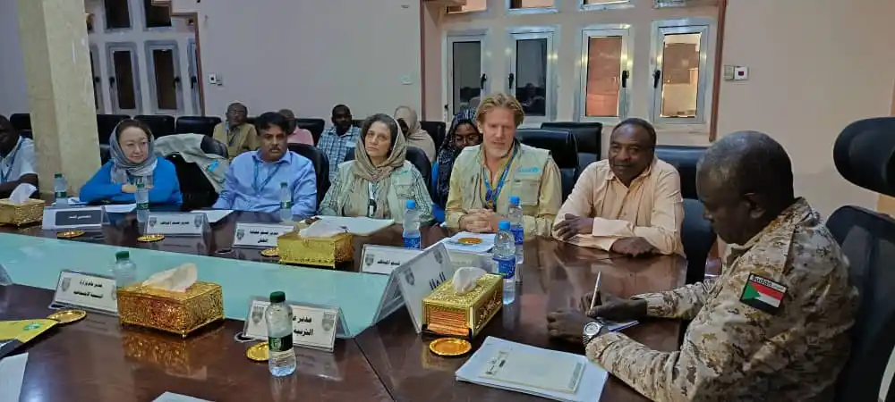Image from اعلام حكومة ولاية الخرطوم Khartoum State Government Media: *والي الخرطوم يشيد بالمساعدات التي قدمتها اليونسيف خلال فترة الحرب ويد...