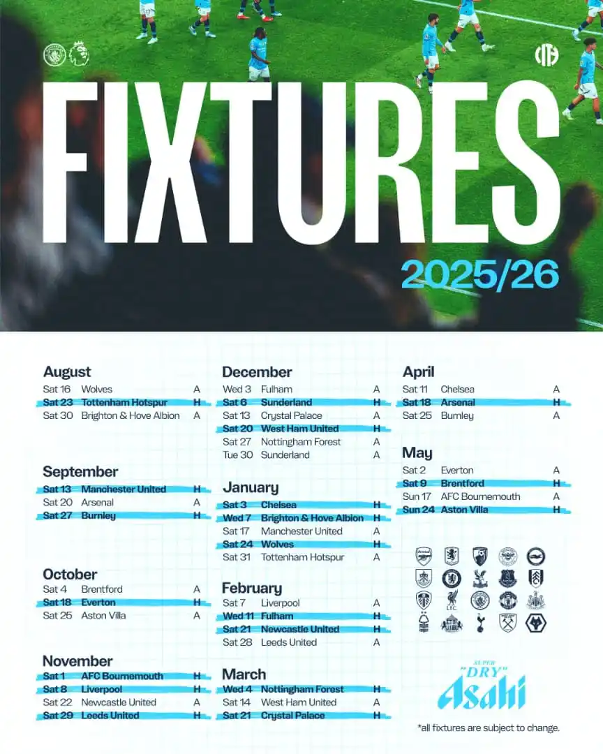 Image from Betika Uganda: Our 2025/26 @PremierLeague fixture list is out! 📆...