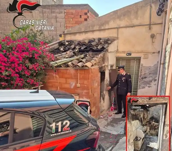 Image from 95047.it: PATERNÒ: COMANDANTE DEI CARABINIERI EROE EVITA LA TRAGEDIA, SPEGNE L’I...