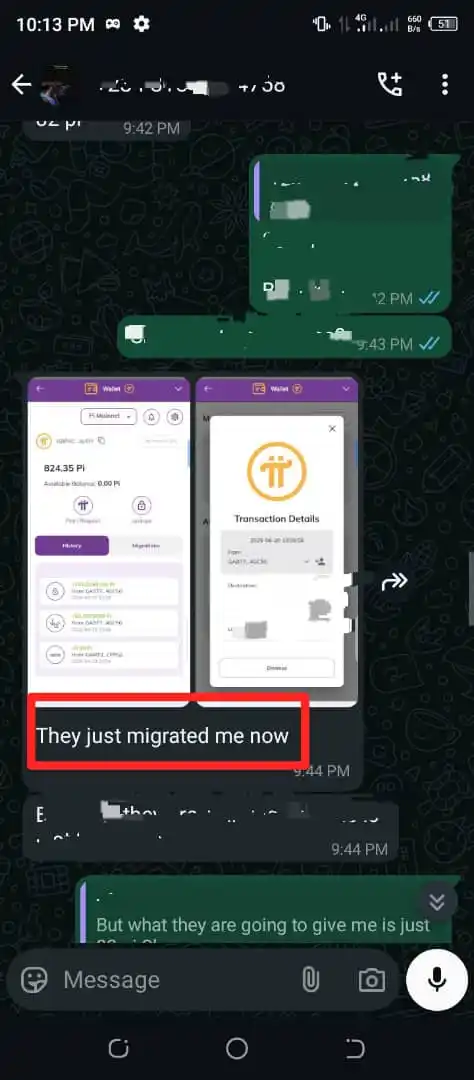 Image from CRYPTO ENTHUSIASTS ...Making Money From Passion.: Pi migration is ongoing...check yours and bring for cash...