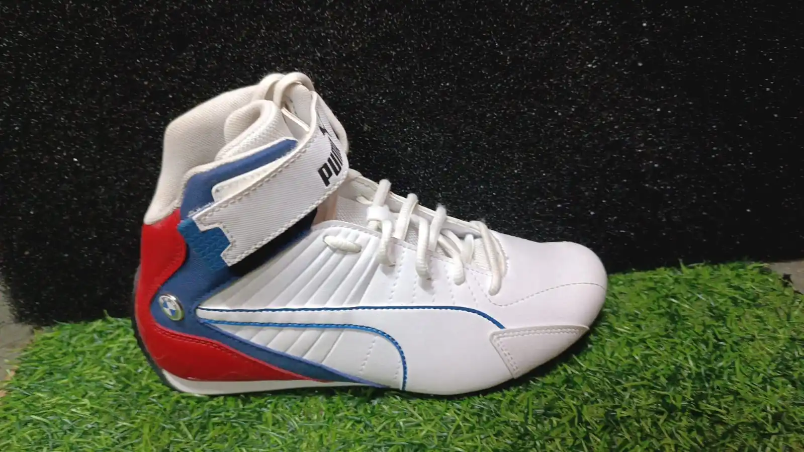 Image from Aaimz Enterprises: Puma BMW Mms Kart Cat RL Mid jr Size UK : 5 Mrp : 6,999 Offer Price...