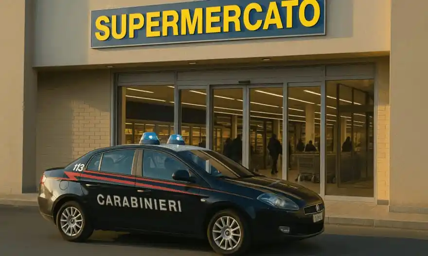 Image from 95047.it: Rapina in un supermercato a Paternò: attimi di paura tra i clienti htt...