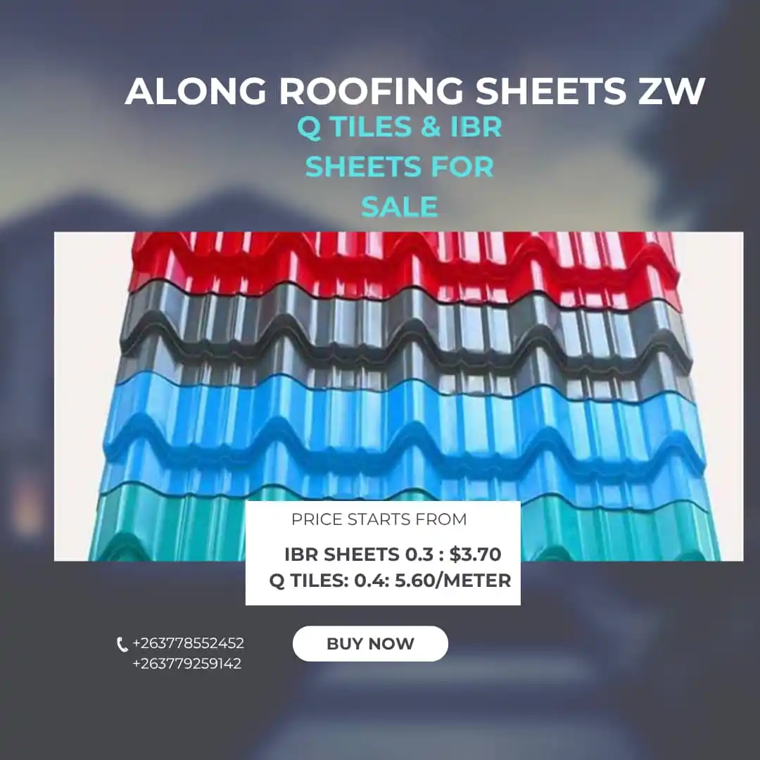Image from NHAU DZESHONA🇿🇼: *Roof Your Dream Home with Along Roofing Sheets ZW! 🏠🔥* Get top-qua...