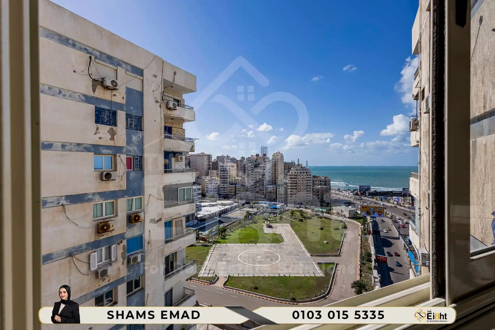 Image from The8 For Real Estate Solutions: شقة للايجار المفروش 100 م سيدي جابر ( عمارات الضباط  الجزء الاستثمارى ...
