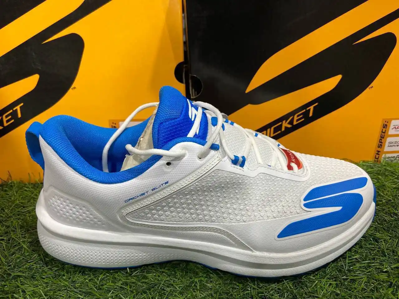 Image from Aaimz Enterprises: SKECHERS CRICKET SHOES   SIZE UK6 UK7 UK8 UK9 UK10  MRP 15000 OFFER PR...
