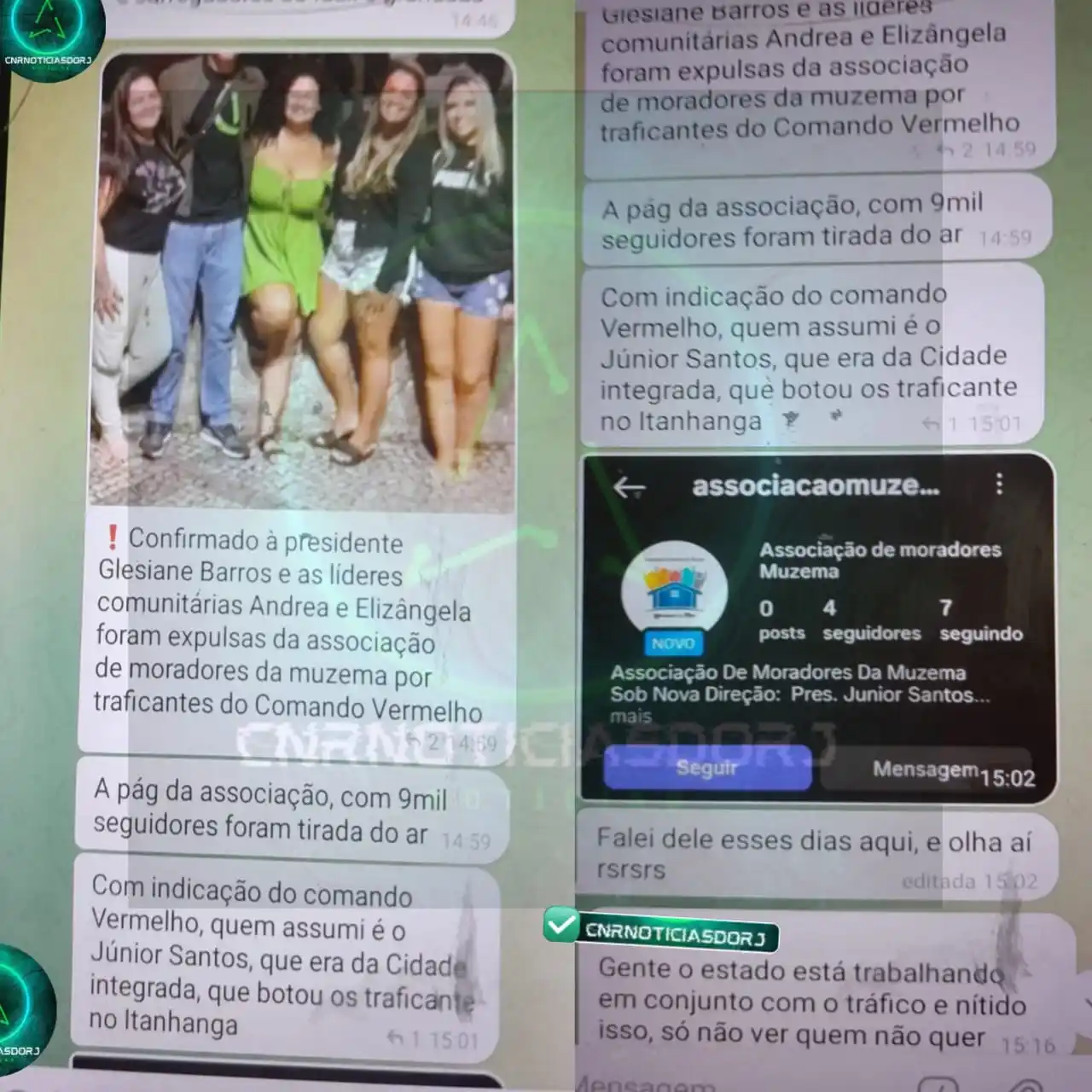 Image from ⭕️CNR-NOTICIAS DO RJ✔️: 🌐SOBRE O CASO DA MUZEMA DA ASSOCIAÇÃO DE MORADORES, QUE O CV MANDOU F...