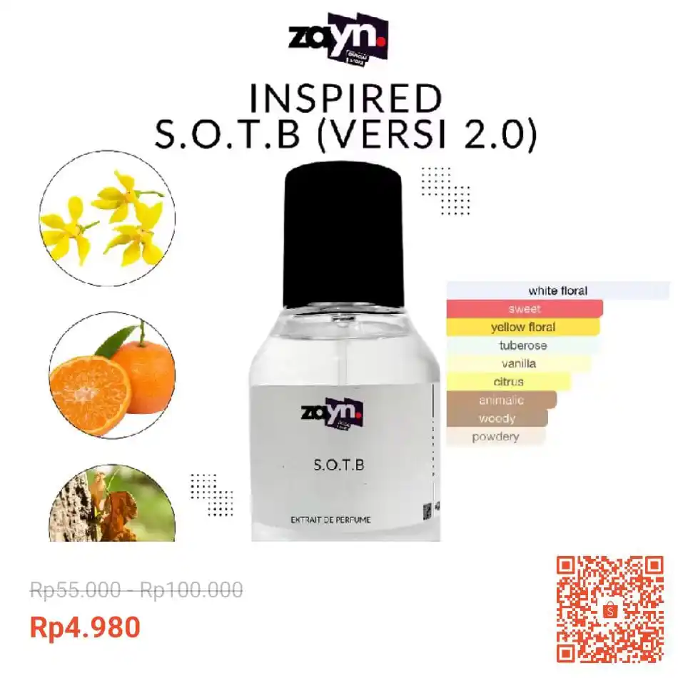 Image from Racun Shopee (Papa Shopee): SOTB VERSI 2.0 Inspired By ZAYN Parfum Wanita aroma Floral Vanilla Swe...