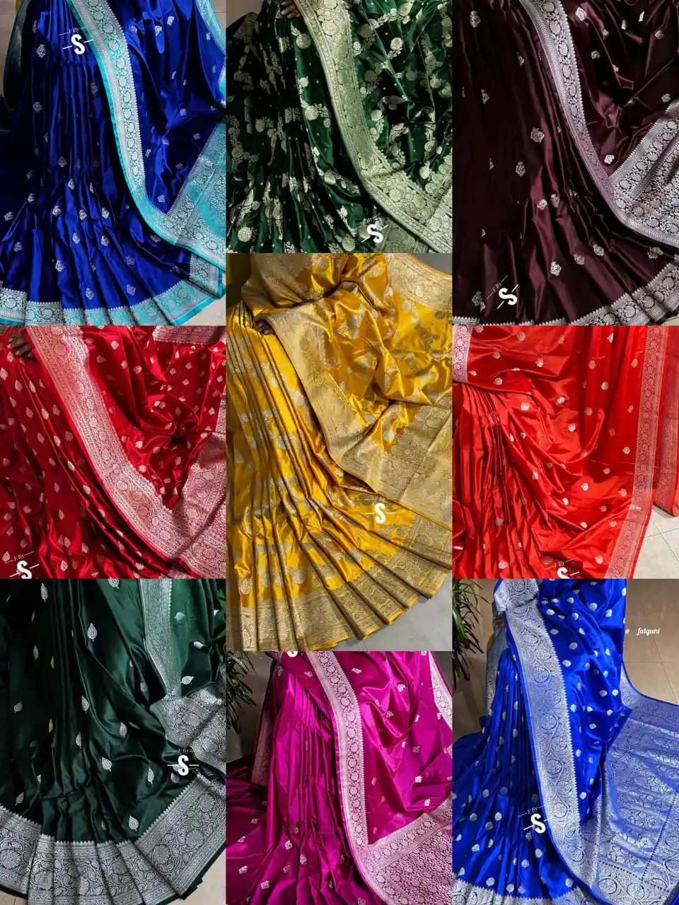 Image from ••Status🌝◕✿⪼প্রিয়তমা⪻✿◕🧿🍃: This type of saree>>💛🪞🩵🪶❤️🪐🥹...