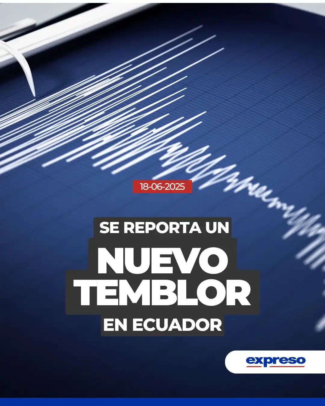 Image from Diario Expreso: Un nuevo temblor se reportó este miércoles 18 de junio, sumándose a tr...