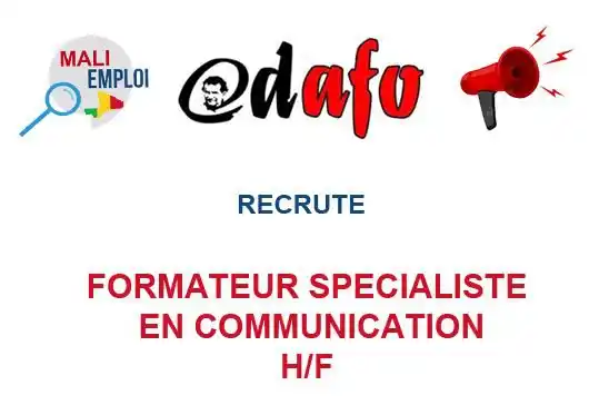 Image from Mali Emploi🇲🇱🇲🇱: 🔥🔥🔥🔥🔥🔥🔥🔥🔥 ADAFO RECRUTE FORMATEUR SPECIALISTE EN COMMUNICATI...