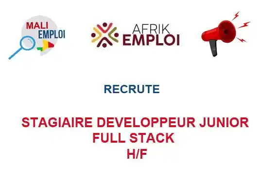 Image from Mali Emploi🇲🇱🇲🇱: 🔥🔥🔥🔥🔥🔥🔥🔥🔥  AFRIK EMPLOI RECRUTE STAGIAIRE DEVELOPPEUR JUNIOR ...