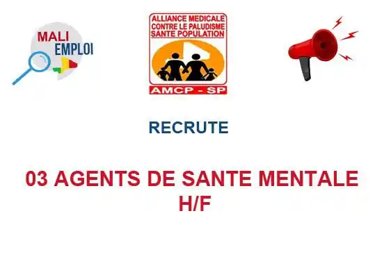 Image from Mali Emploi🇲🇱🇲🇱: 🔥🔥🔥🔥🔥🔥🔥🔥🔥  AMCP ALIMA RECRUTE 03 AGENTS DE SANTE MENTALE H/F ...