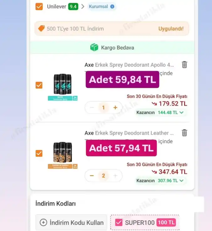 Image from Fırsata Tıkla: 📢 Axe Erkek Sprey Deodorant 150 ml X3 Adet  💵 15:00'a kadar geçerli ...