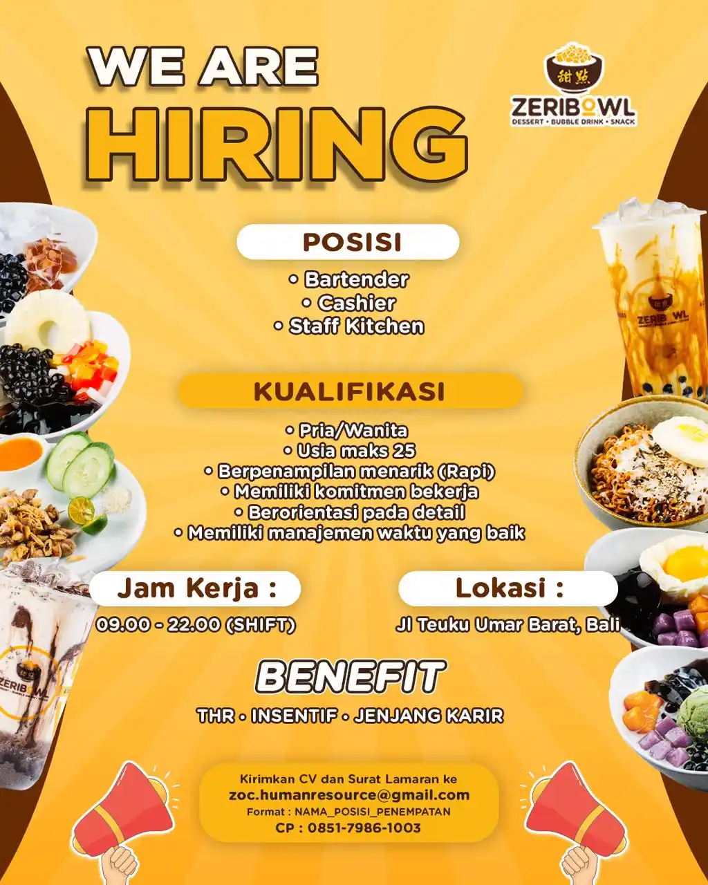 Image from Lokerbali - Lowongan Kerja Bali: Bartender, Cashier dan staff kitchen...