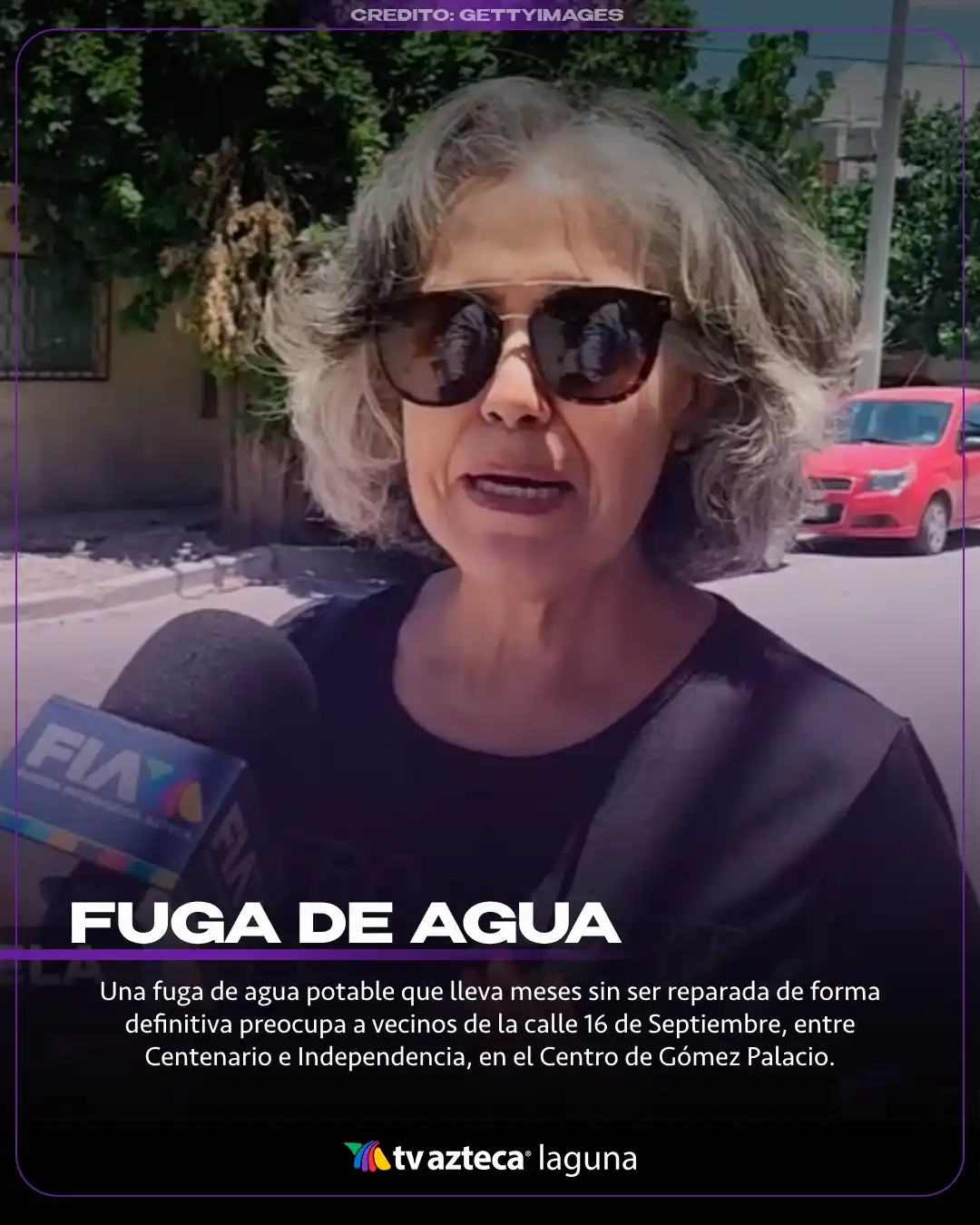 Image from Tv Azteca Laguna: 🚨 Ciudadanos denuncian que las reparaciones del SIDEAPA son solo temp...