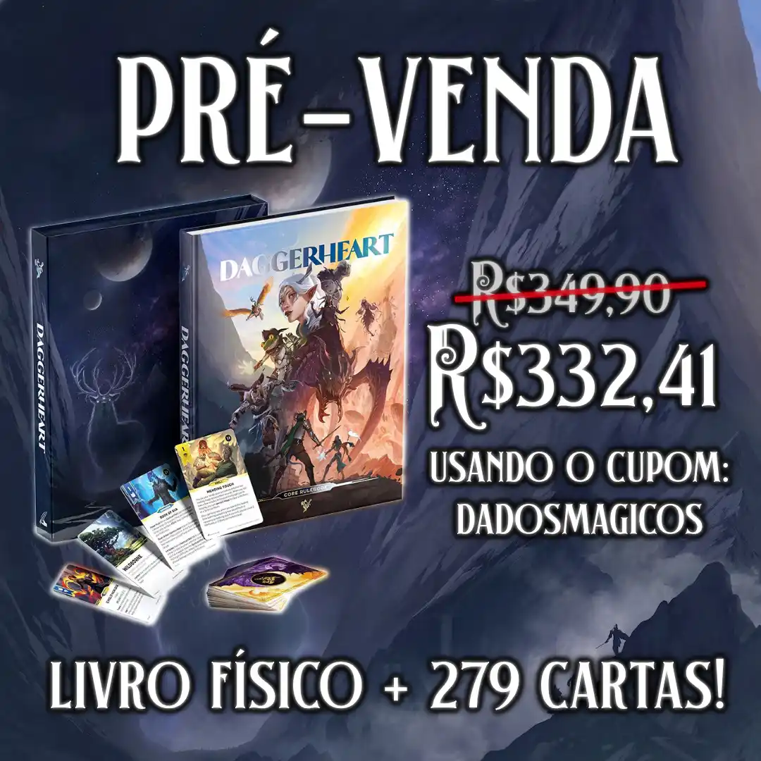 Image from No multiverso da Mione Le Fay: 🗡 Daggerheart tá chegando com tudo! A nova sensação dos RPGs narrati...