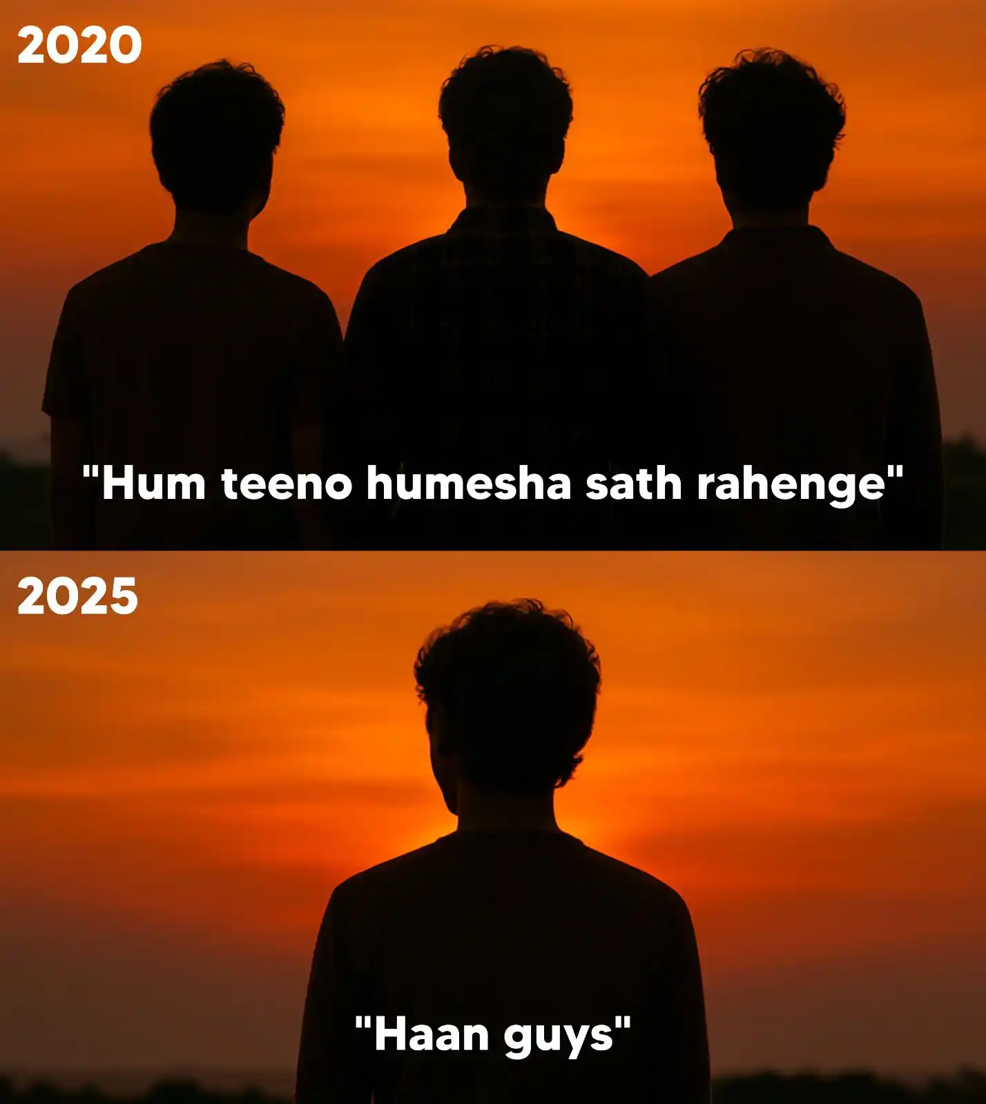 Image from Matlabi Duniya: End mein akela hi hona padta hai mitra 😇...