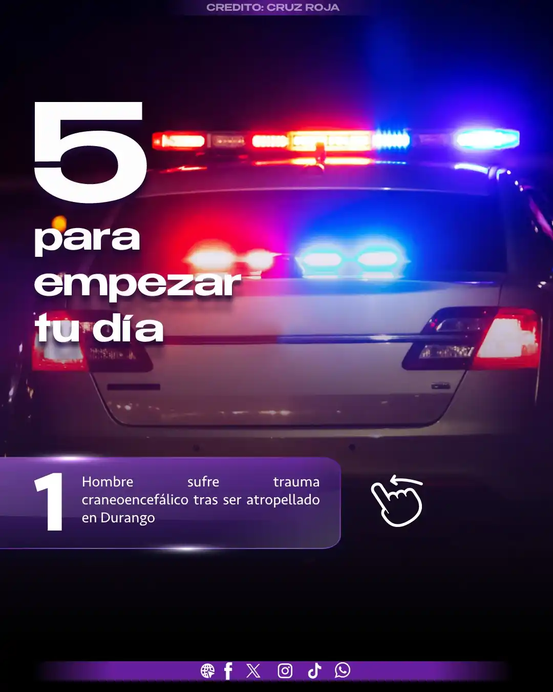 Image from Tv Azteca Laguna: 🔴Estas son las 5 del día 📲 No te las pierdas 👉 Sintonízanos a las 2...