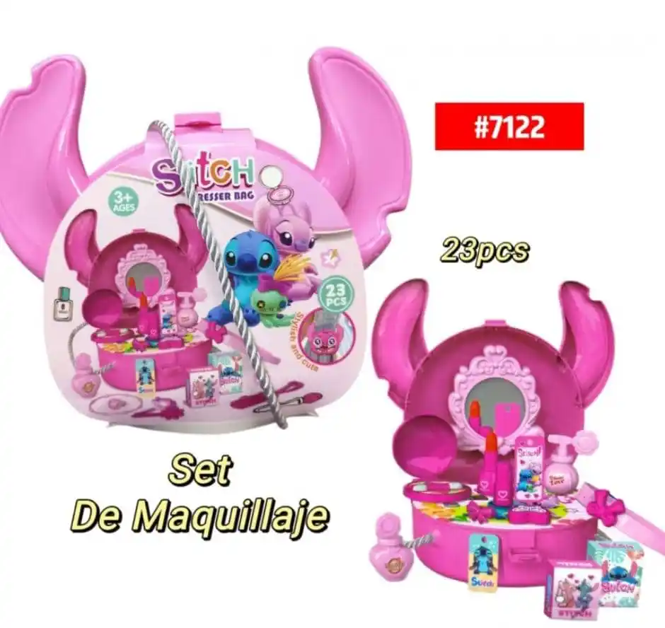 Image from JDCSHOPPING💞🛍️: ▪️Estuche maquille Stitch ▪️23 piezas ▪️$25 💞🛍️...