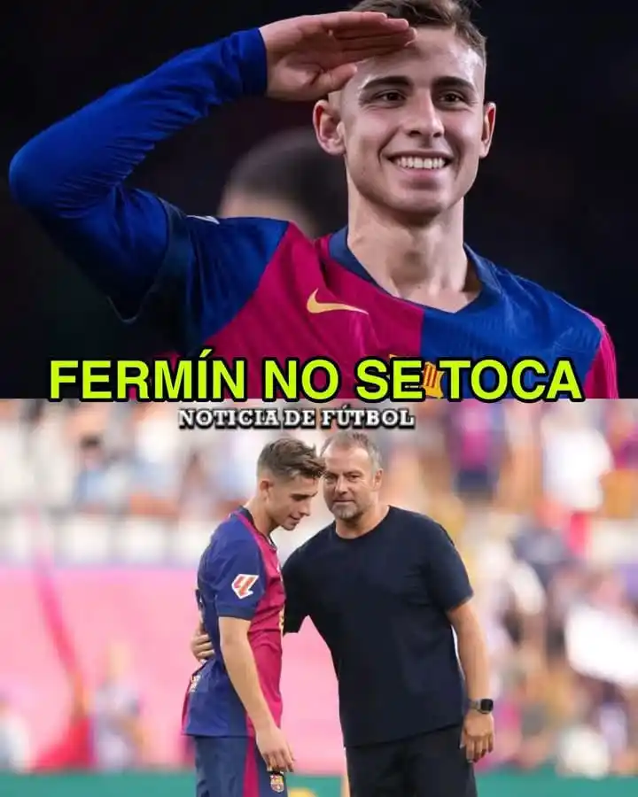Image from Noticia De Fútbol: 🚨 Exclusiva | Fermín López no está en venta.  📝 Hansi Flick es consc...