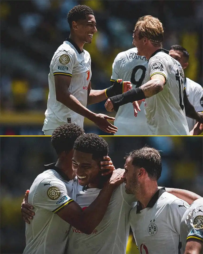 Image from GOAL RUSH 🏴🇪🇸🇮🇹🇩🇪🇫🇷: FT: Mamelodi Sundowns 3-4 Borussia Dortmund. A THRILLING GAME COMES T...