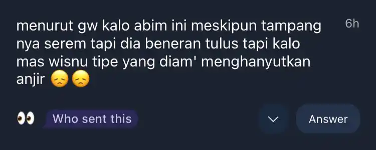 Image from esscapisms universe: gaada orang yang pure baik gez…...