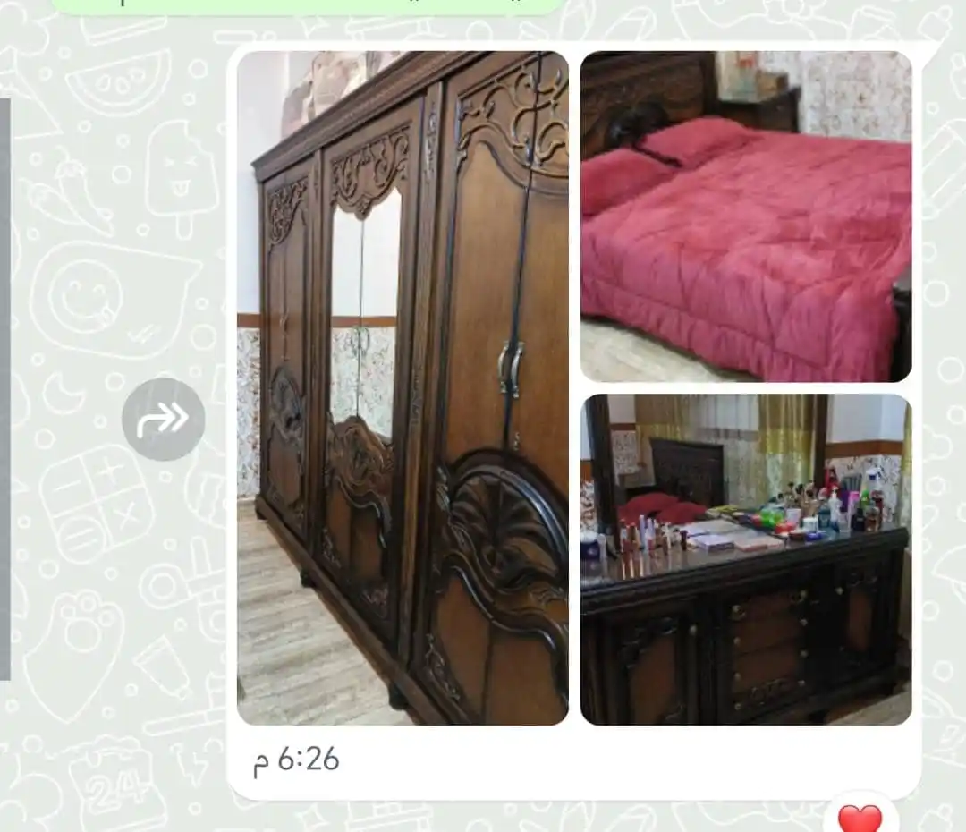 Image from شركة الشرقي للتجارة والتسويق: غرف نوم كامل ومرتب حيل السعر 400$ خدمات توصل في منبج* *_`للتواصل مع شر...