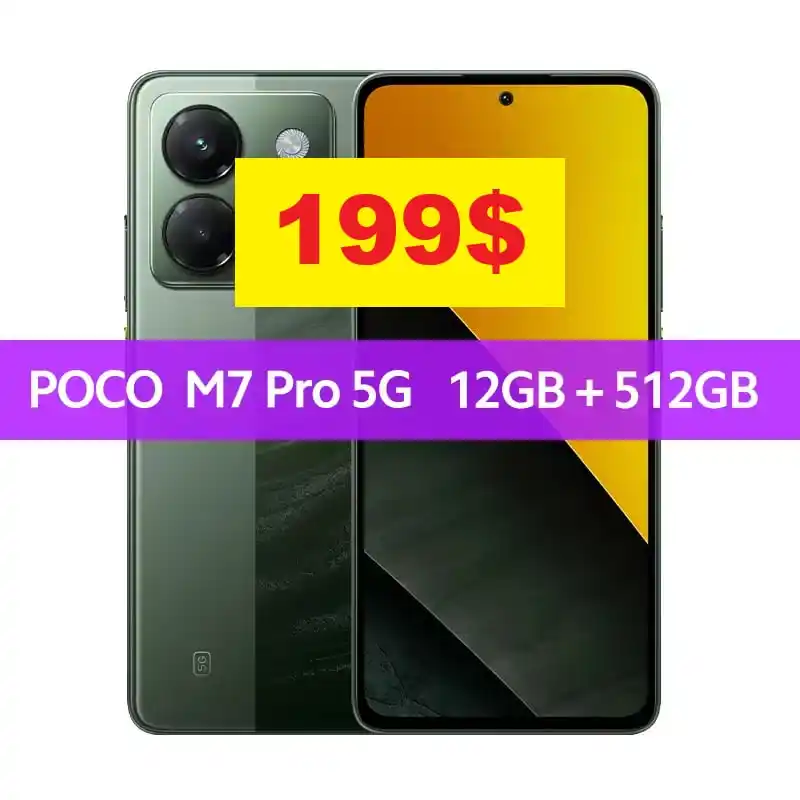 Image from China Ofertas y Cupones - Perú: ✅ HOMOLOGADO EN PERU ✈️ ENVIO GRATIS‼️ POCO M7 Pro 5G Global Version...