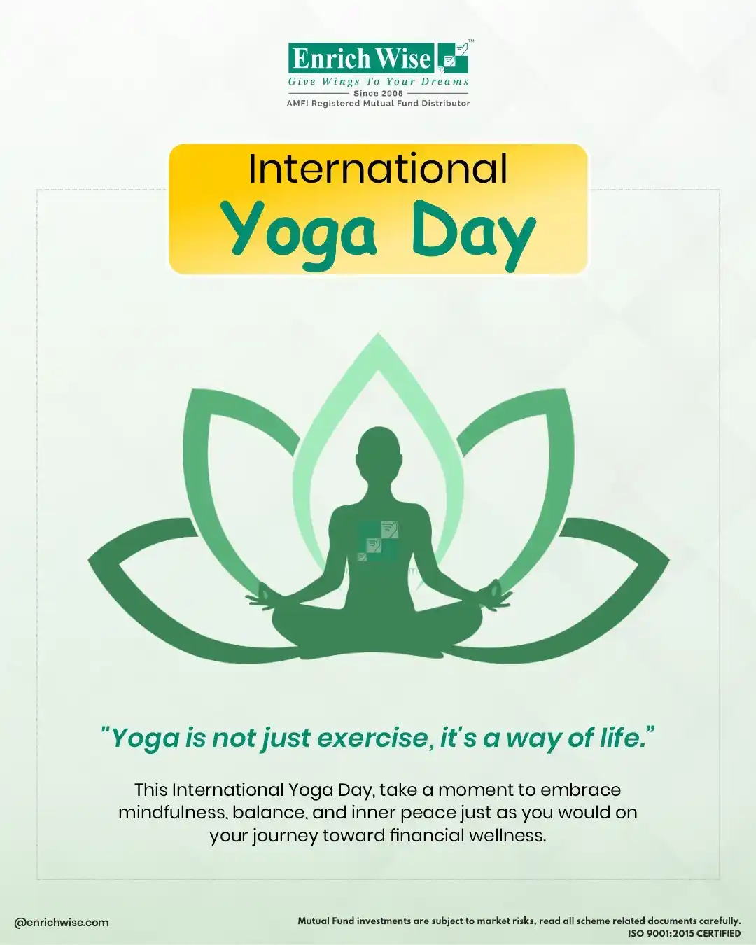 Image from ENRICHWISE - Finance/TAX - Channel: "How do you balance your mind, body, and wealth? 🌿🧘♀️💰 This Inter...