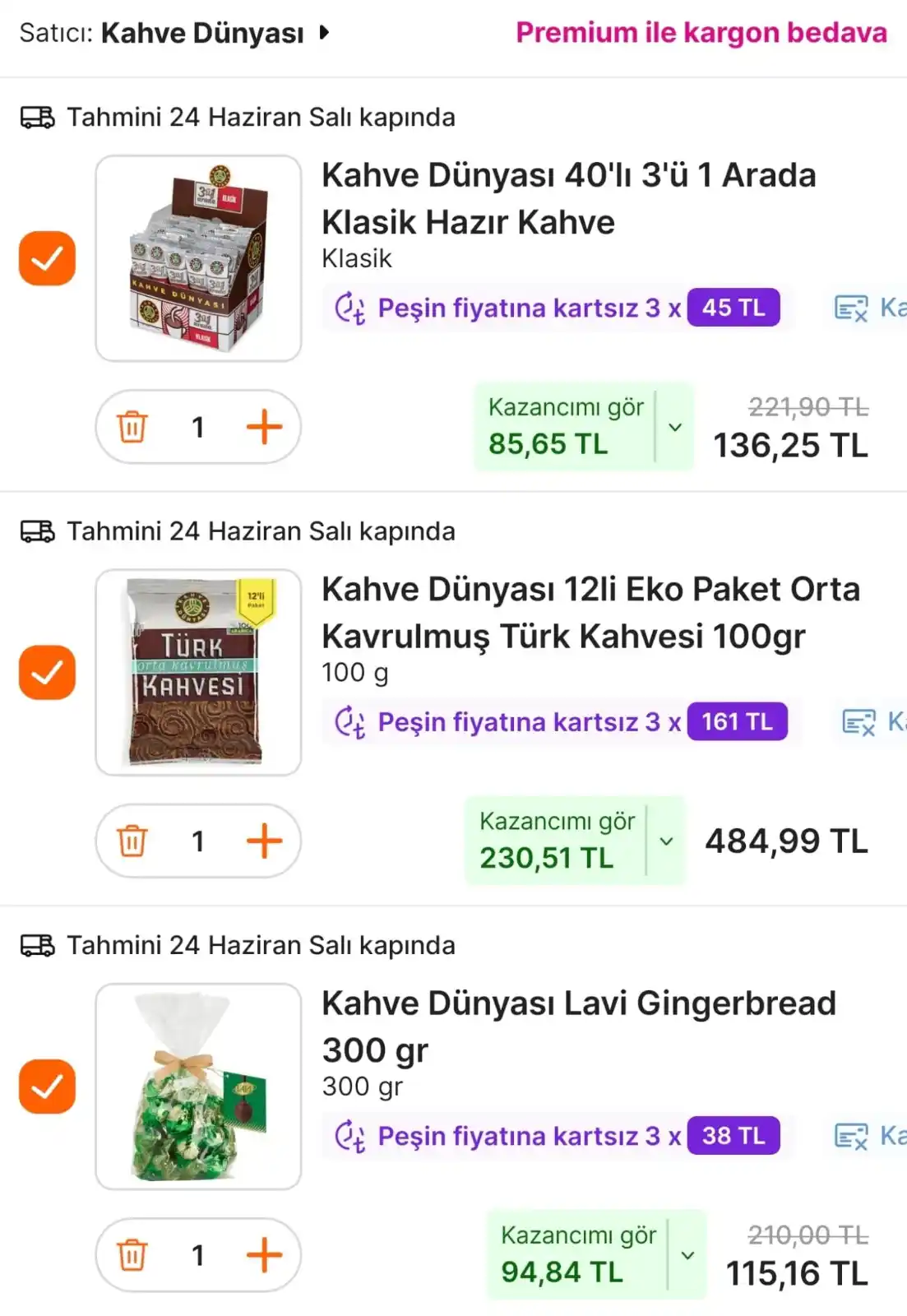 Image from Fırsata Tıkla: 📢 Kahve Dünyası ürünlerinde 1.000 TL ve üzerine 250 TL indirim + CUMA...