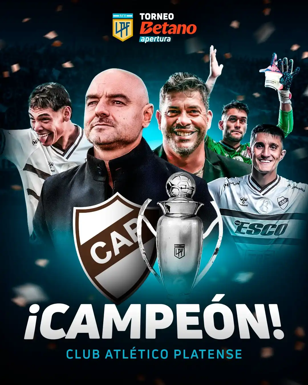 Image from Liga Profesional de Fútbol de Argentina: ¡La primera 🌟 nunca se olvida! Platense es CAMPEÓN del  <a class="tex...