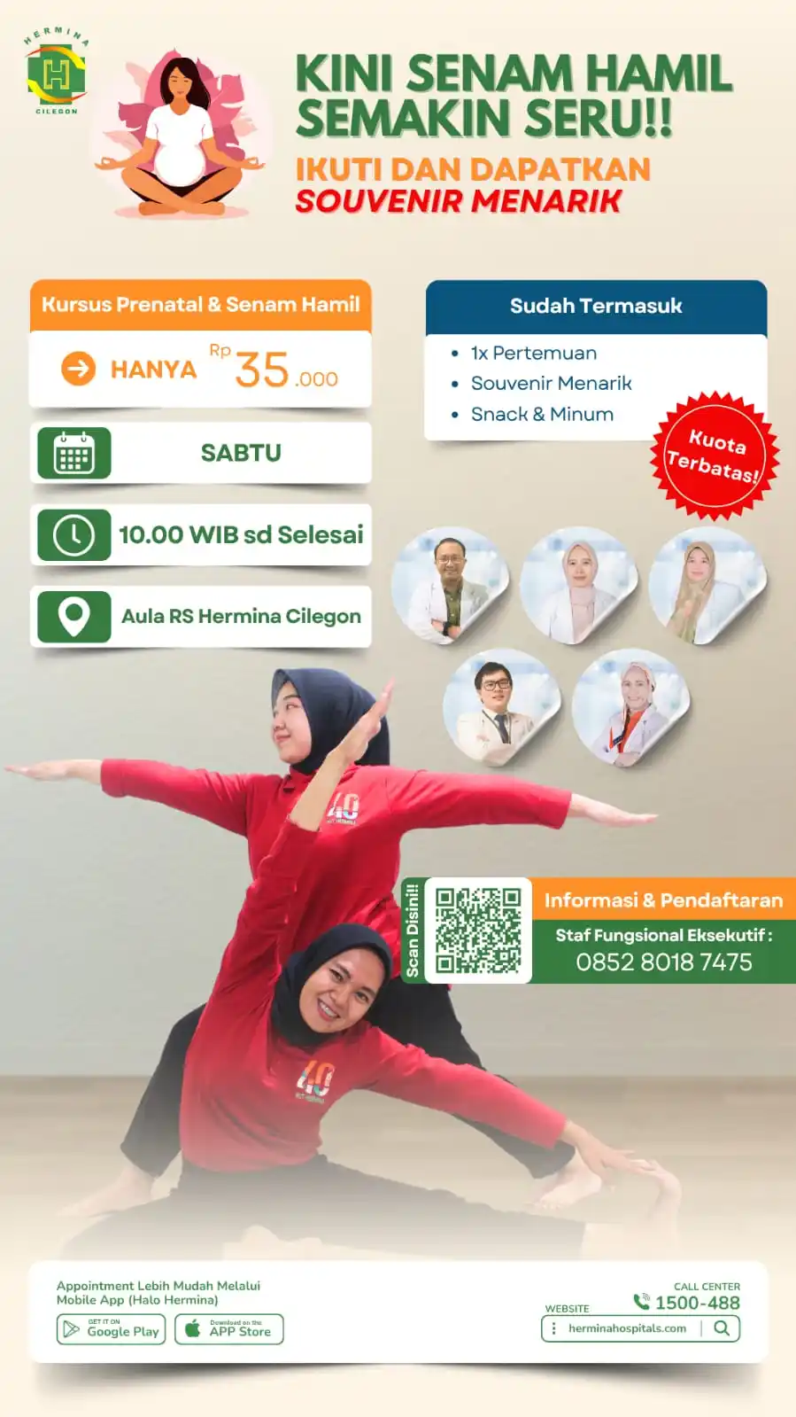 Image from RSU Hermina Cilegon: Merasa cemas dengan persiapan persalinan? Kecemasan bisa berdampak bur...